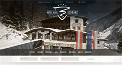 Desktop Screenshot of hotelkarlschranz.com